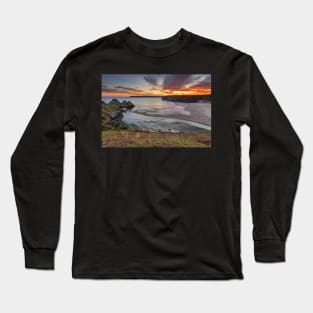 Three Cliffs Bay, Gower Long Sleeve T-Shirt